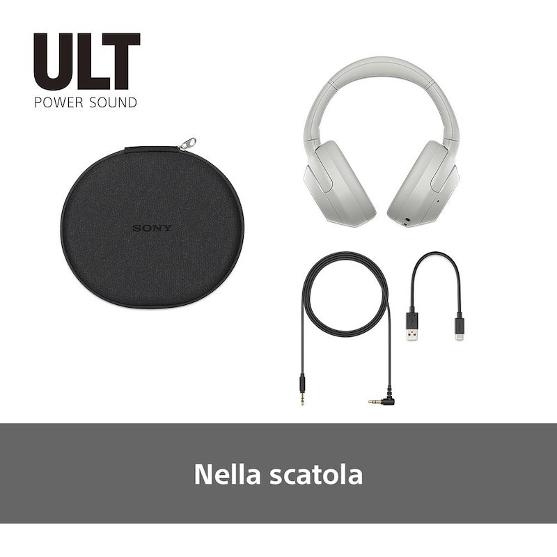 Sony Cuffie a padiglione Whult900nw.ce7 Bianco