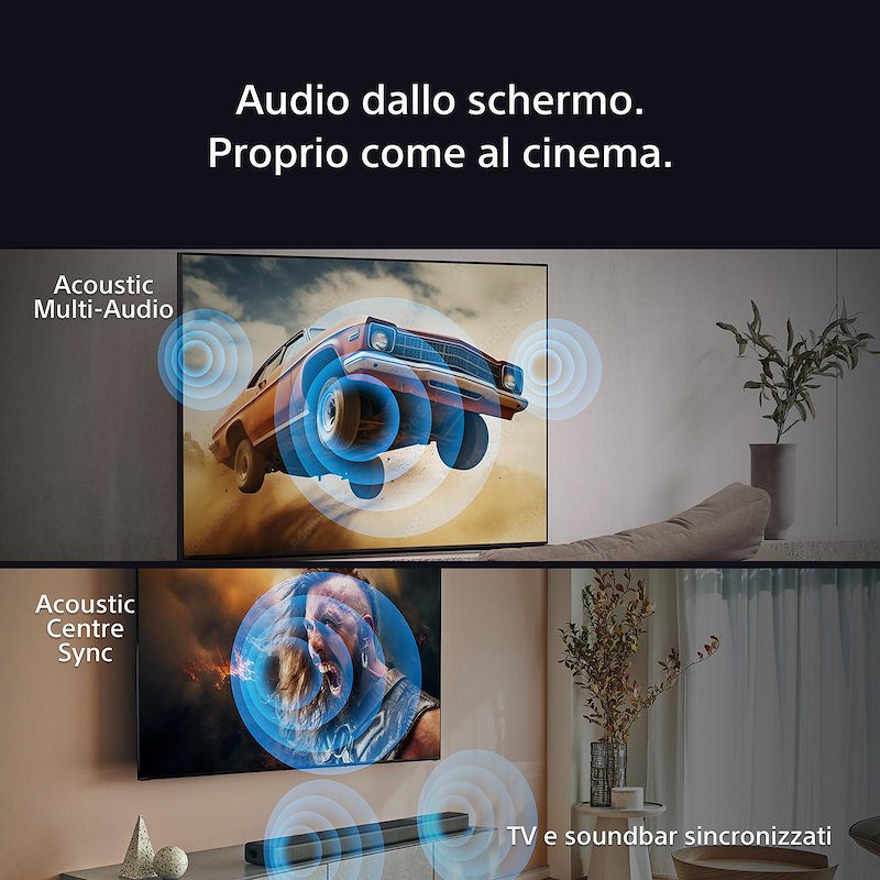 Sony Tv Mini LED 65" K65XR70AEP Nero