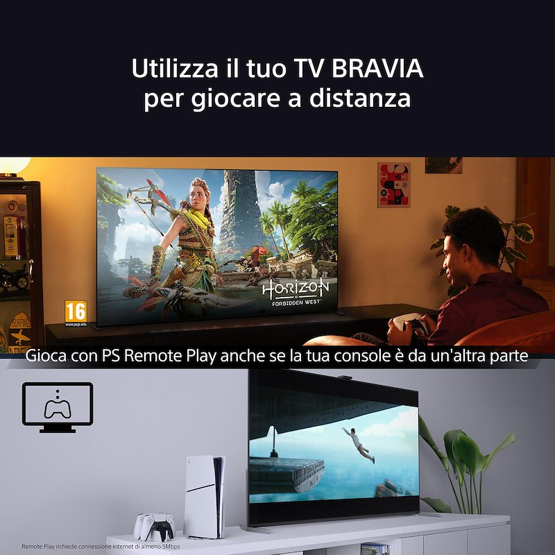 Sony Tv Mini LED 65" K65XR70AEP Nero