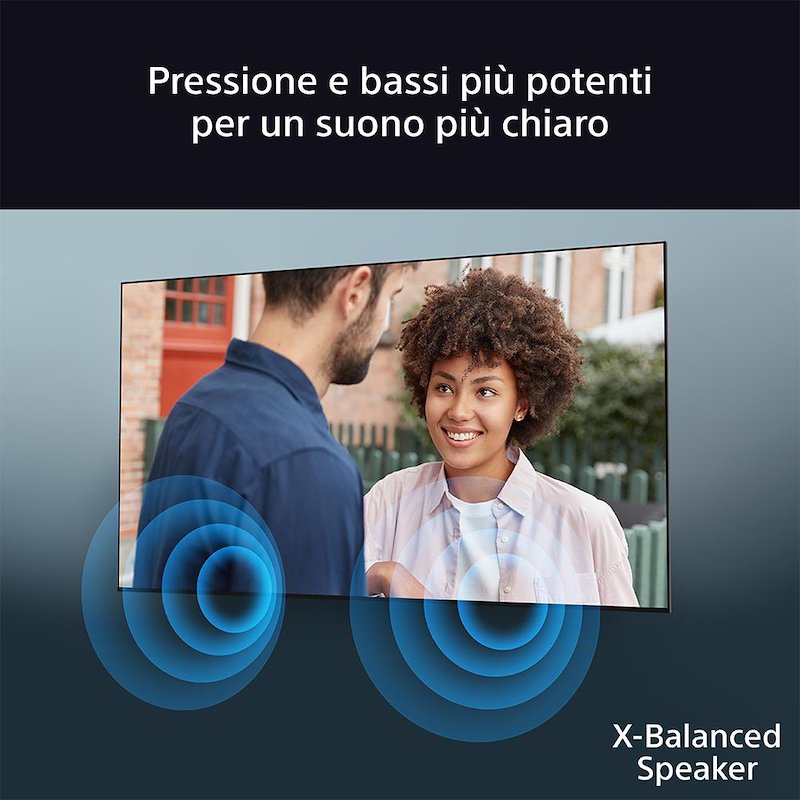 Sony TV LED 75" K75s35b.cei Nero