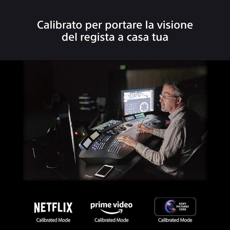 Sony TV Mini LED 85" K85XR55BP.CEI Nero