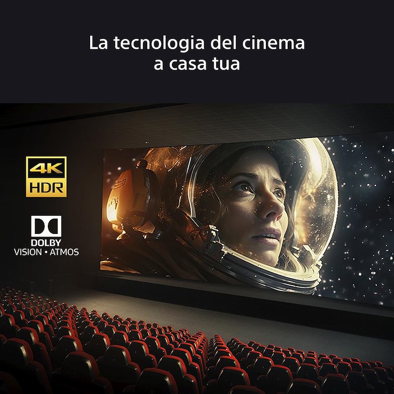 Sony TV MiniLED 85" K85xr55bp.cei Nero