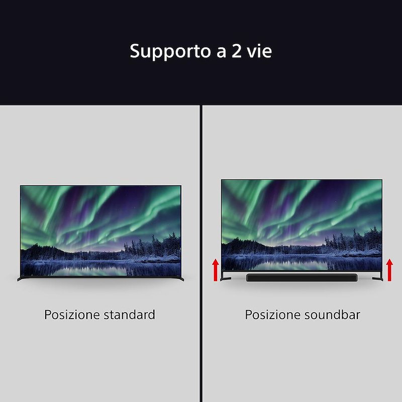 Sony TV OLED 55" K55xr8m25bp.cei Nero