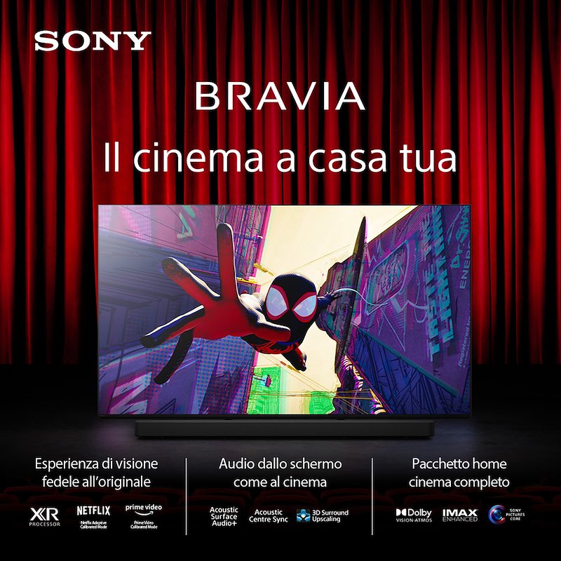 Sony TV OLED 4K 55" K55xr8apaep Nero