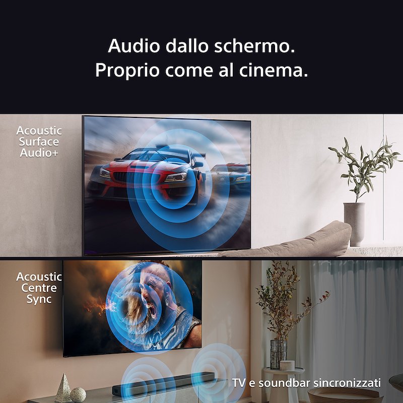 Sony TV OLED 4K 55" K55xr8apaep Nero