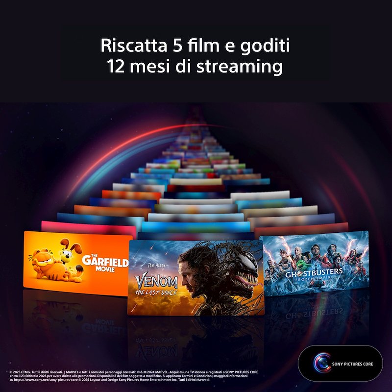 Sony TV OLED 4K 55" K55xr8apaep Nero