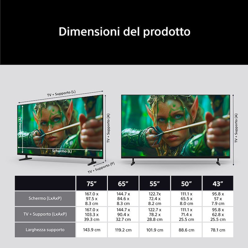 Sony TV LED 55" K55s25m2pb.cei