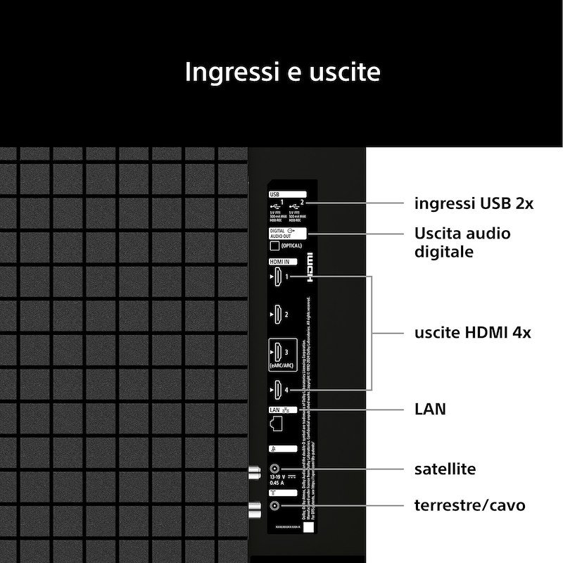 Sony TV LED 55" K55s25m2pb.cei