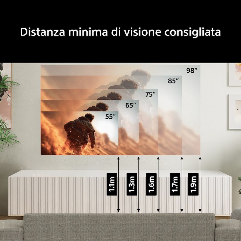 Sony TV LED RGB 55" K55xr75m2b.cei