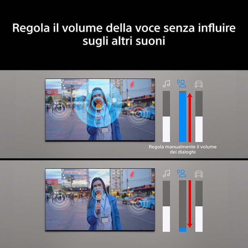 Sony TV LED RGB 75" K75xr95m2pb.cei Nero