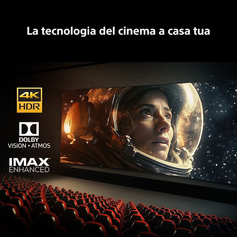 Sony TV LED RGB 75" K75xr95m2pb.cei Nero