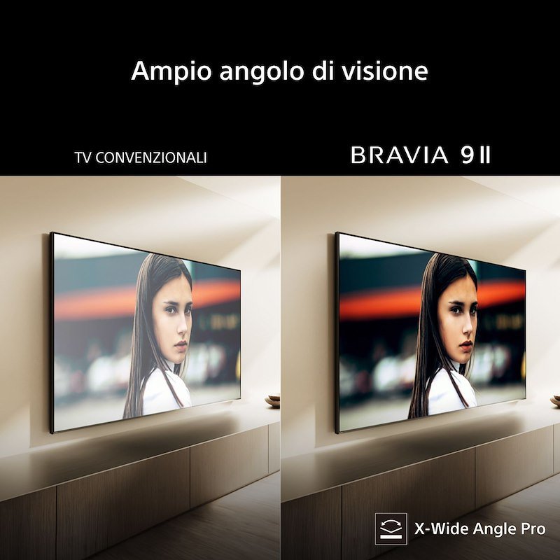 Sony TV LED RGB 75" K75xr95m2pb.cei Nero