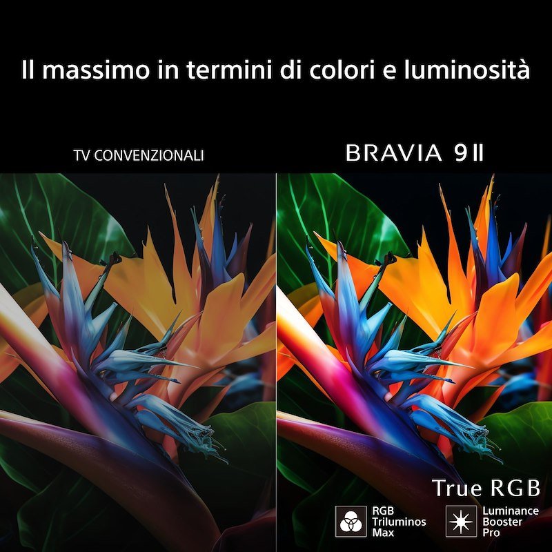 Sony TV LED RGB 75" K75xr95m2pb.cei Nero