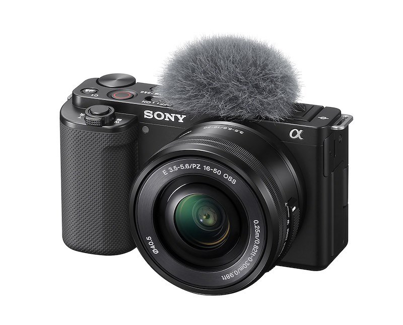 Sony Fotocamera mirrorless ZV-E10 Vlog camera + obiettivo Power Zoom 16-50 mm