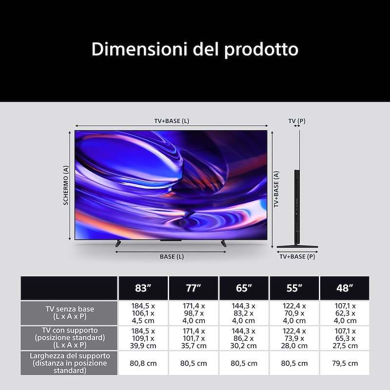 Sony TV 65" OLED K65a65pb.cei
