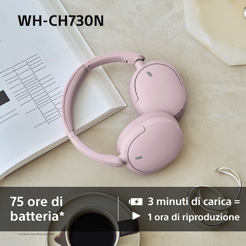 Sony Cuffie a padiglione chiuso Whch730np.ce7 Pink