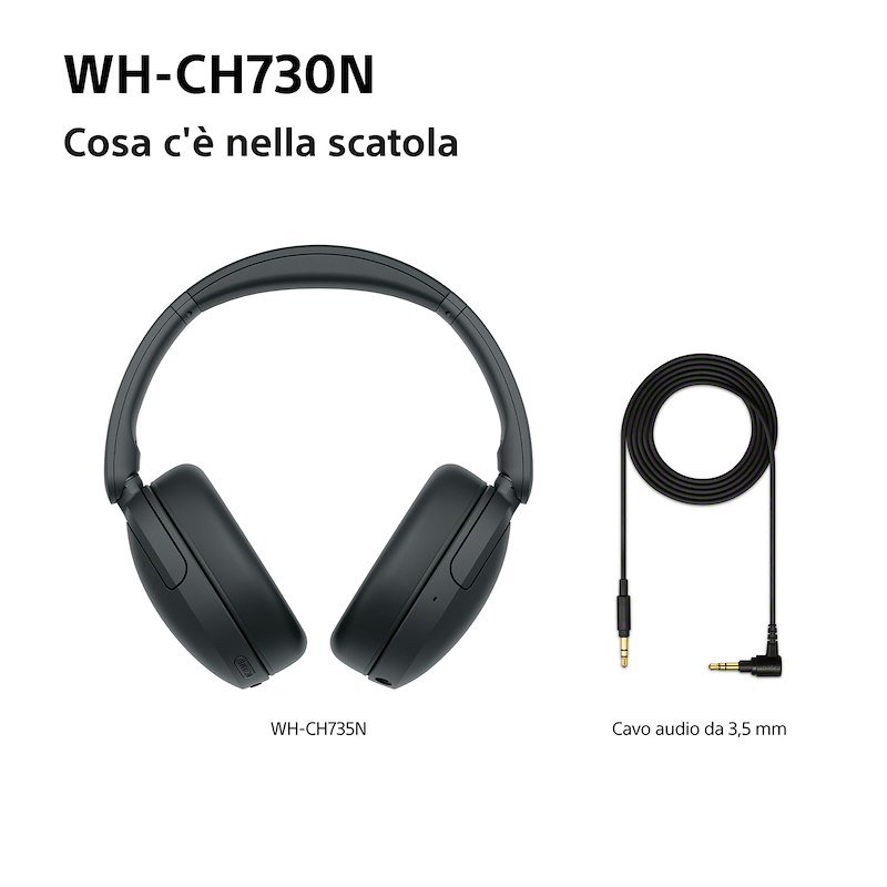 Sony Cuffie a padiglione chiuso Whch730nb.ce7 Nero