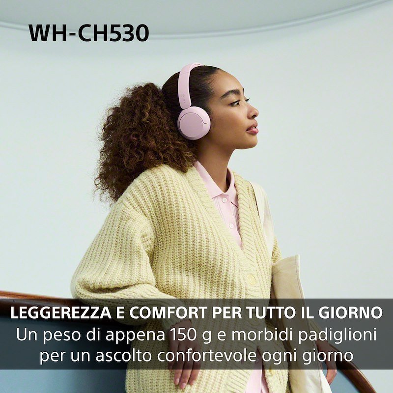 Sony Cuffie Bluetooth On-ear Whch530p.ce7 Pink