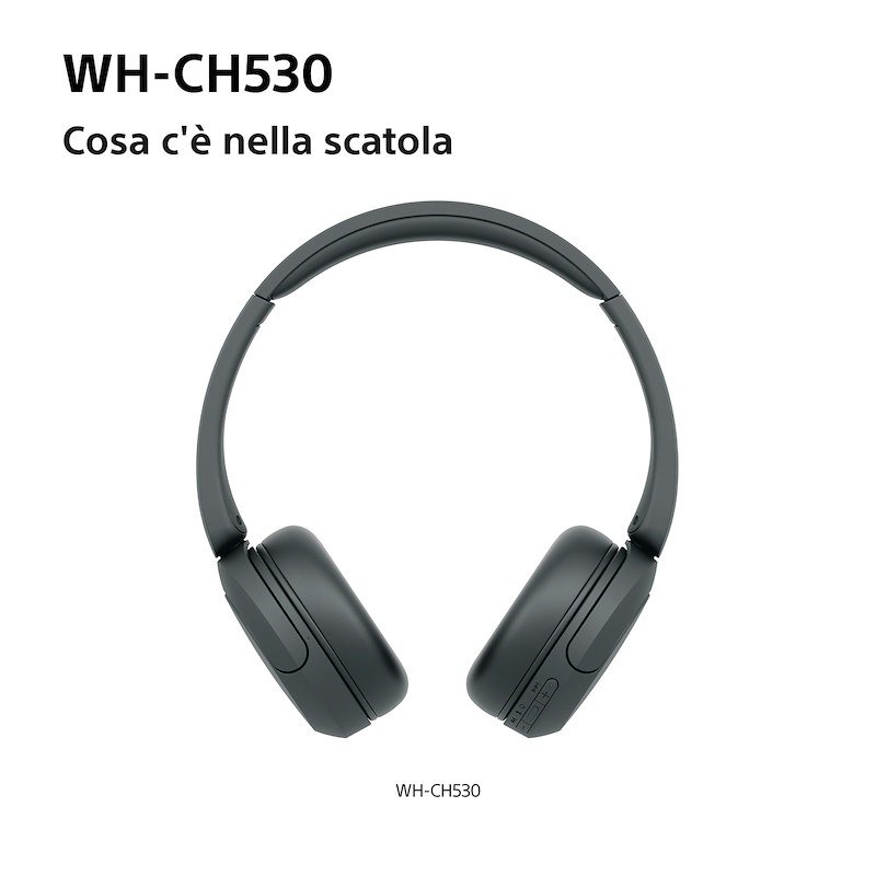 Sony Cuffie Bluetooth On-ear Whch530b.ce7 Black