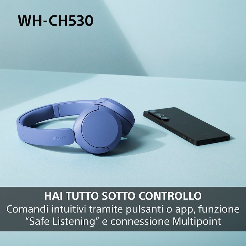 Sony Cuffie Bluetooth On-ear Whch530b.ce7 Black