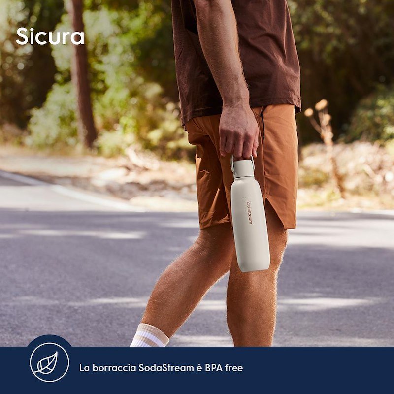 Sodastream Borraccia termica Fizz&go Bianco Sabbia