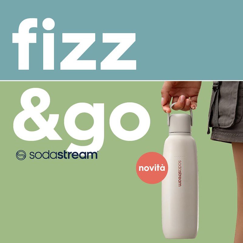 Sodastream Borraccia termica Fizz&go Verde Menta