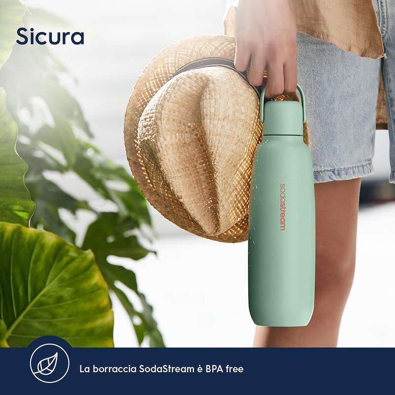 Sodastream Borraccia termica Fizz&go Verde Menta