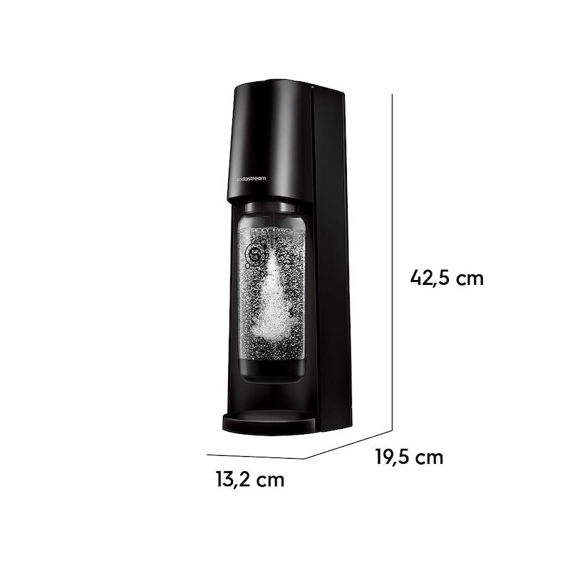Sodastream Gasatore Classic 2 Bottiglie Black