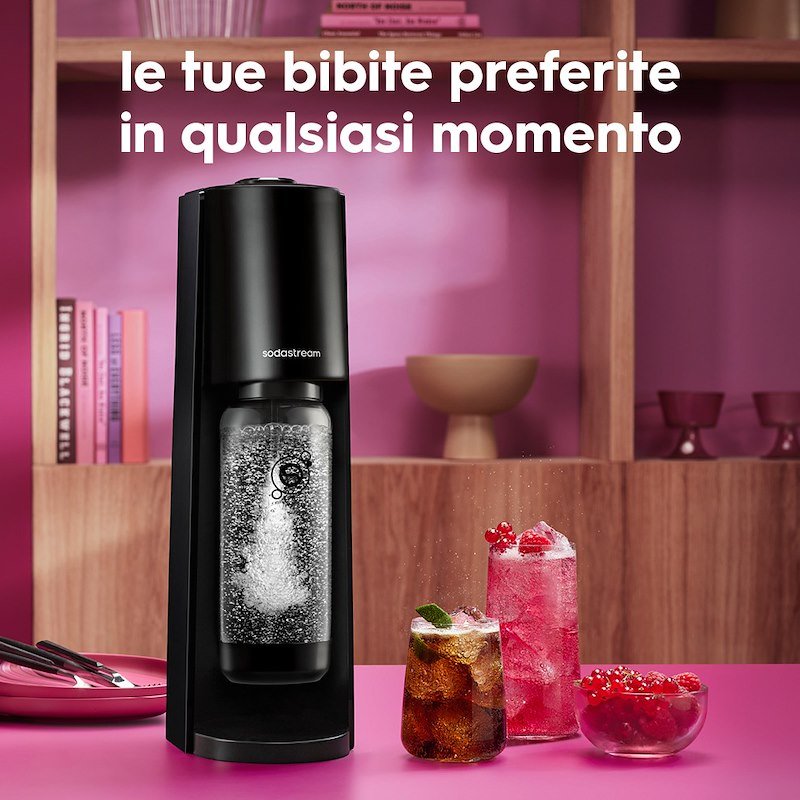 Sodastream Gasatore Classic 2 Bottiglie Black
