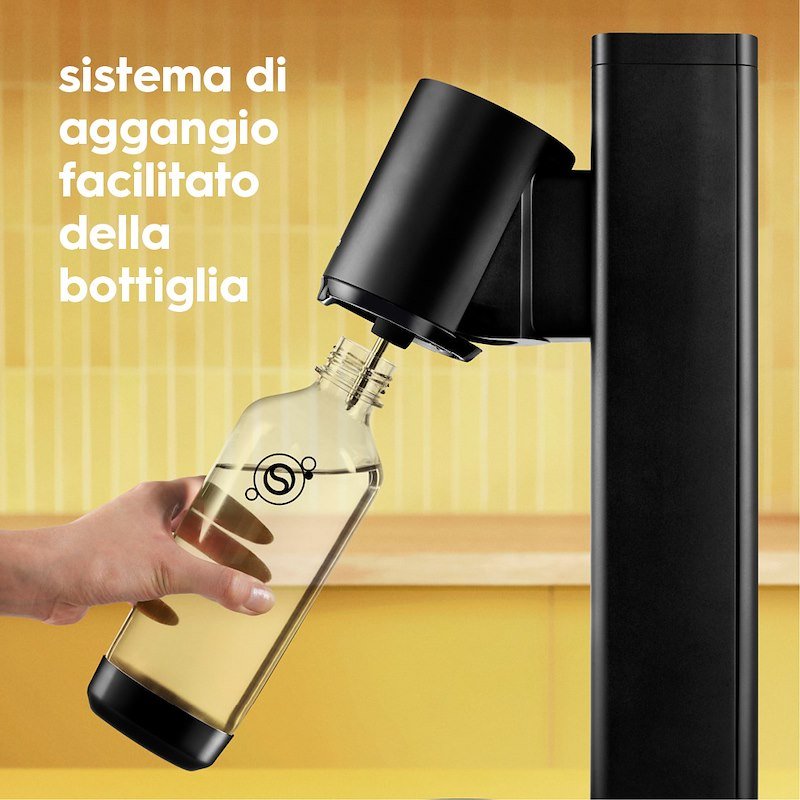 Sodastream Gasatore Fresh 2 Bottiglie Black