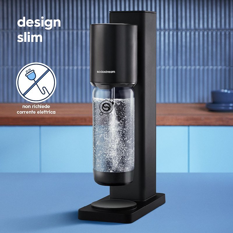 Sodastream Gasatore Fresh 2 Bottiglie Black