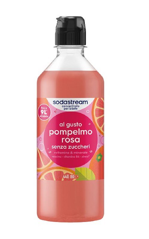 Sodastream conc.pompelmo rosa zero-vitamine e minerali 440ml