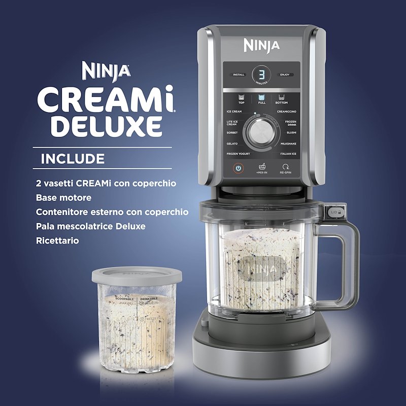 Shark Ninja Gelatiera Creami Deluxe Nc502eu