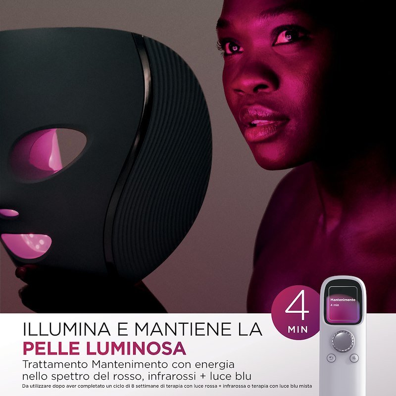 Shark Ninja Maschera Viso LED CryoGlow Bianco