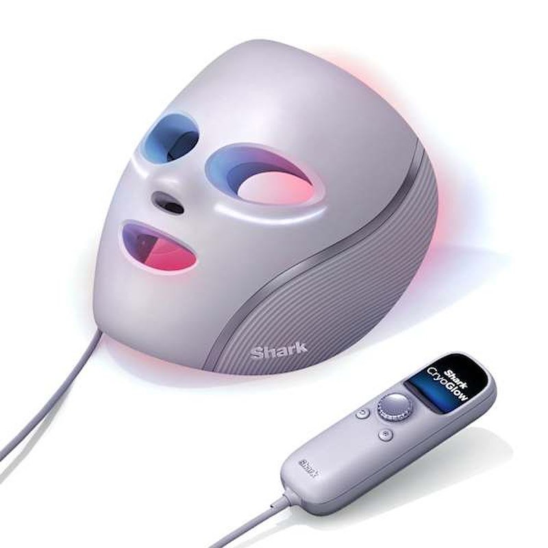 Shark Ninja Maschera Viso LED CryoGlow Bianco