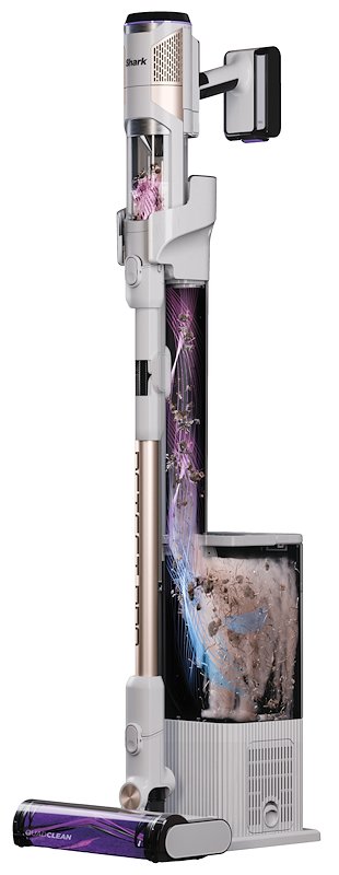 Shark Ninja Aspirapolvere senza filo Detect Pro con autosvuotamento bianco/rosa