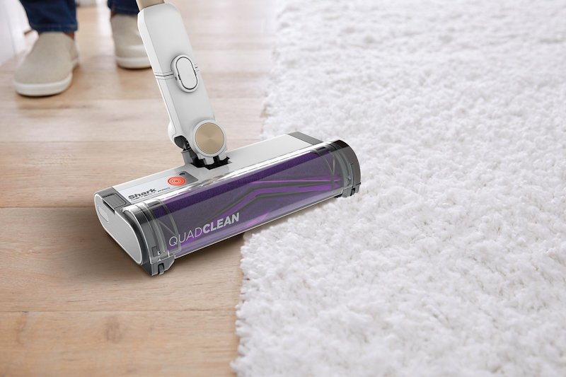 Shark Ninja Aspirapolvere senza filo Detect Pro con autosvuotamento bianco/rosa