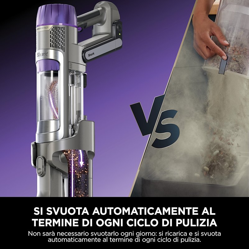 Shark Ninja Scopa Elettrica Senza Filo Detect Pro Max Autoempt Grigio