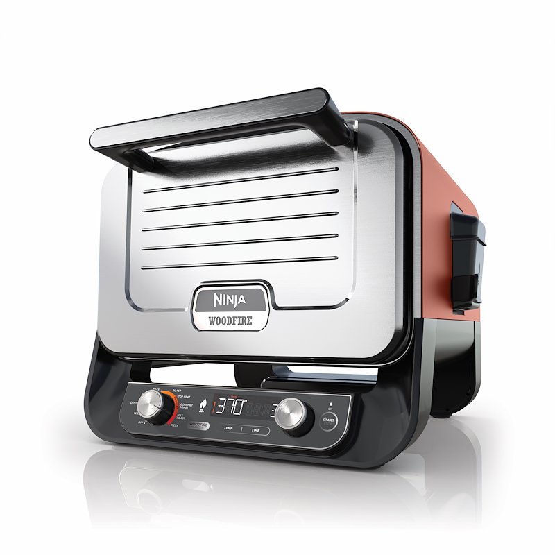Shark Ninja Forno elettrico da esterno Ninja Woodfire con affumicatore NNJ.OO101EU