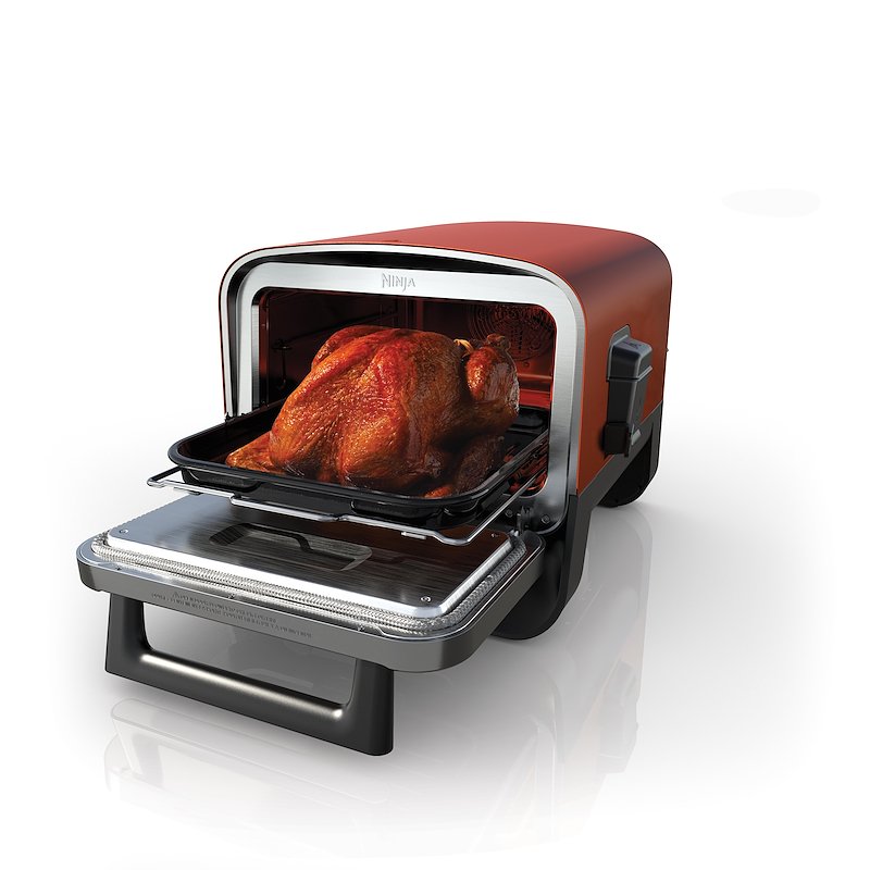 Shark Ninja Forno elettrico da esterno Ninja Woodfire con affumicatore NNJ.OO101EU