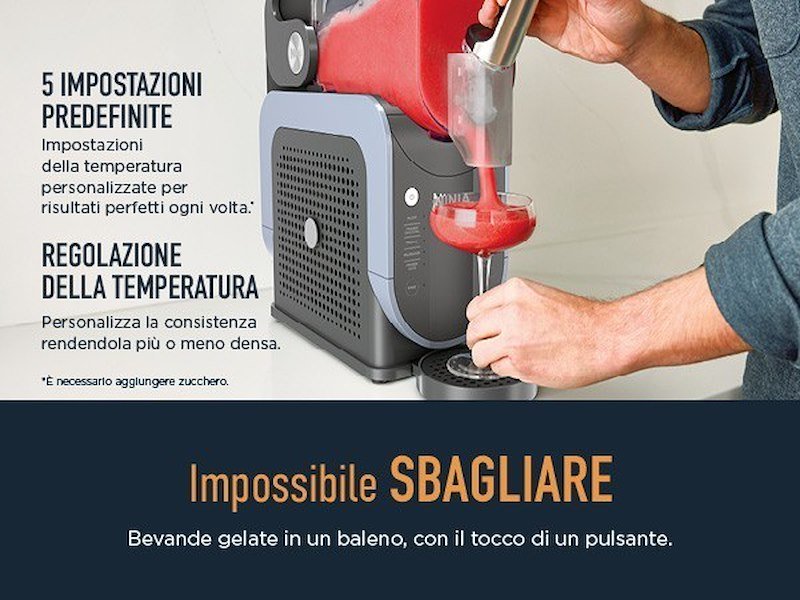 Shark Ninja Gelatiera SLUSHI Fs301eu Nero