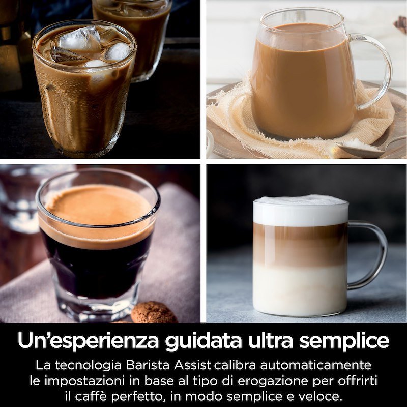 Shark Ninja Macchina da caffè  LUXE PRO Es701eu Argento