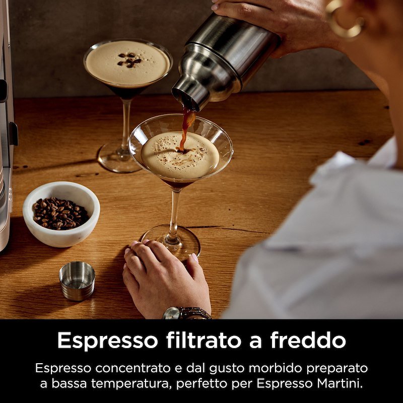 Shark Ninja Macchina da caffè  LUXE PRO Es701eu Argento