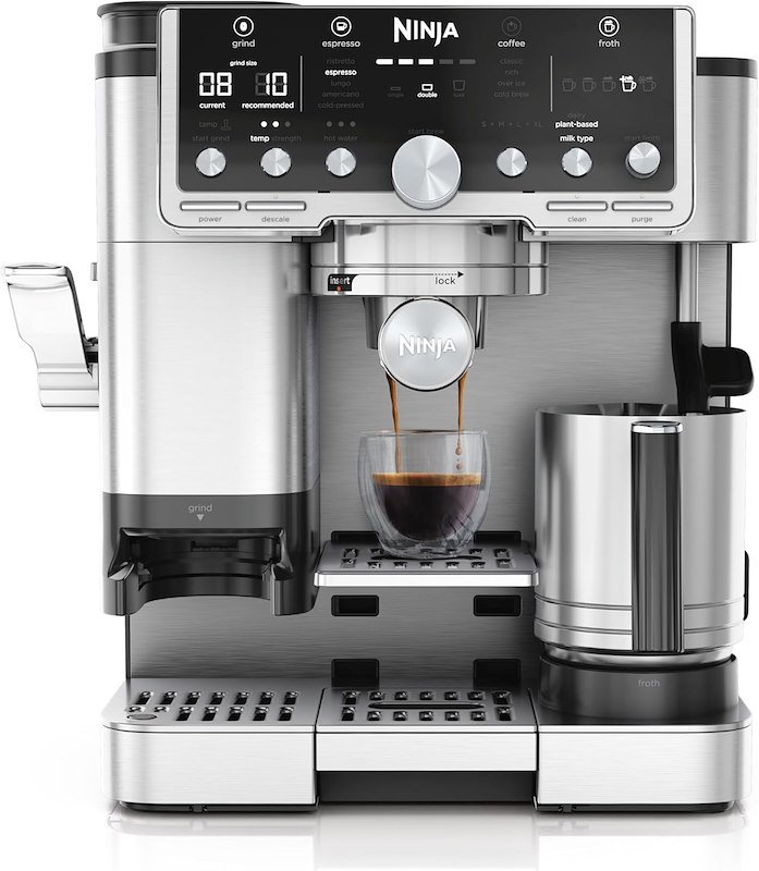 Shark Ninja Macchina da caffè  LUXE PRO Es701eu Argento