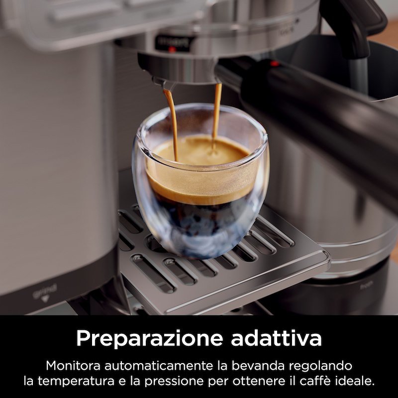 Shark Ninja Macchina da caffè  LUXE PRO Es701eu Argento