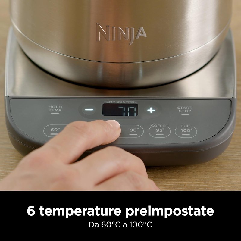 Shark Ninja Bollitore temperatura di precisione Kt201eu