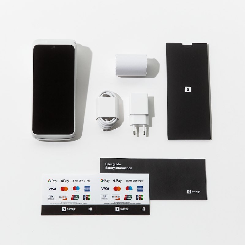 Sumup Terminal lettore di card readers USB Wi-Fi + 4G Bianco