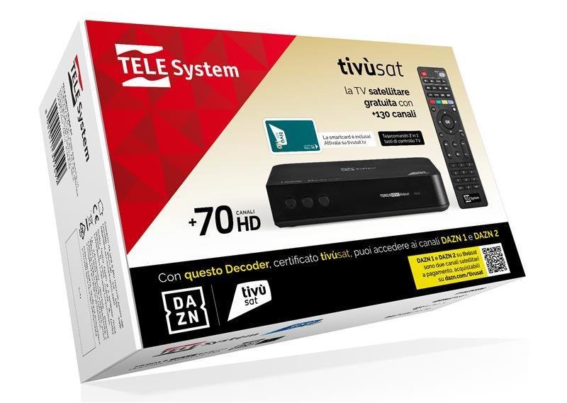 Telesystem Decoder satellitare TS9019 TIVU'SAT