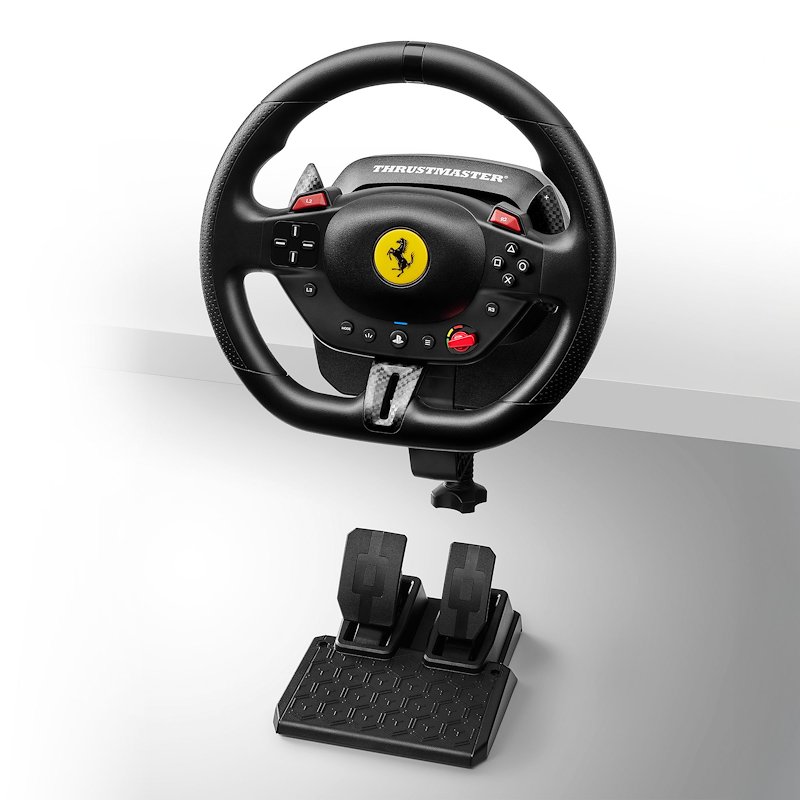 Thrustmaster volante da corsa T98 Ferrari 296 GTB con pedaliera