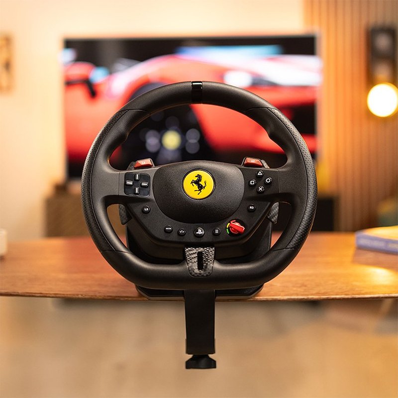 Thrustmaster volante da corsa T98 Ferrari 296 GTB con pedaliera
